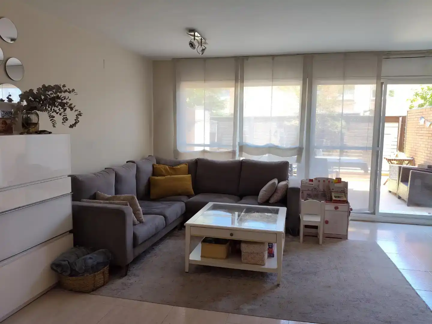 Sala d'estar de Casa adosada en venda en Alpicat amb Aire condicionat