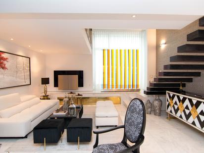 Living room of Duplex for sale in  Madrid Capital  with Air Conditioner