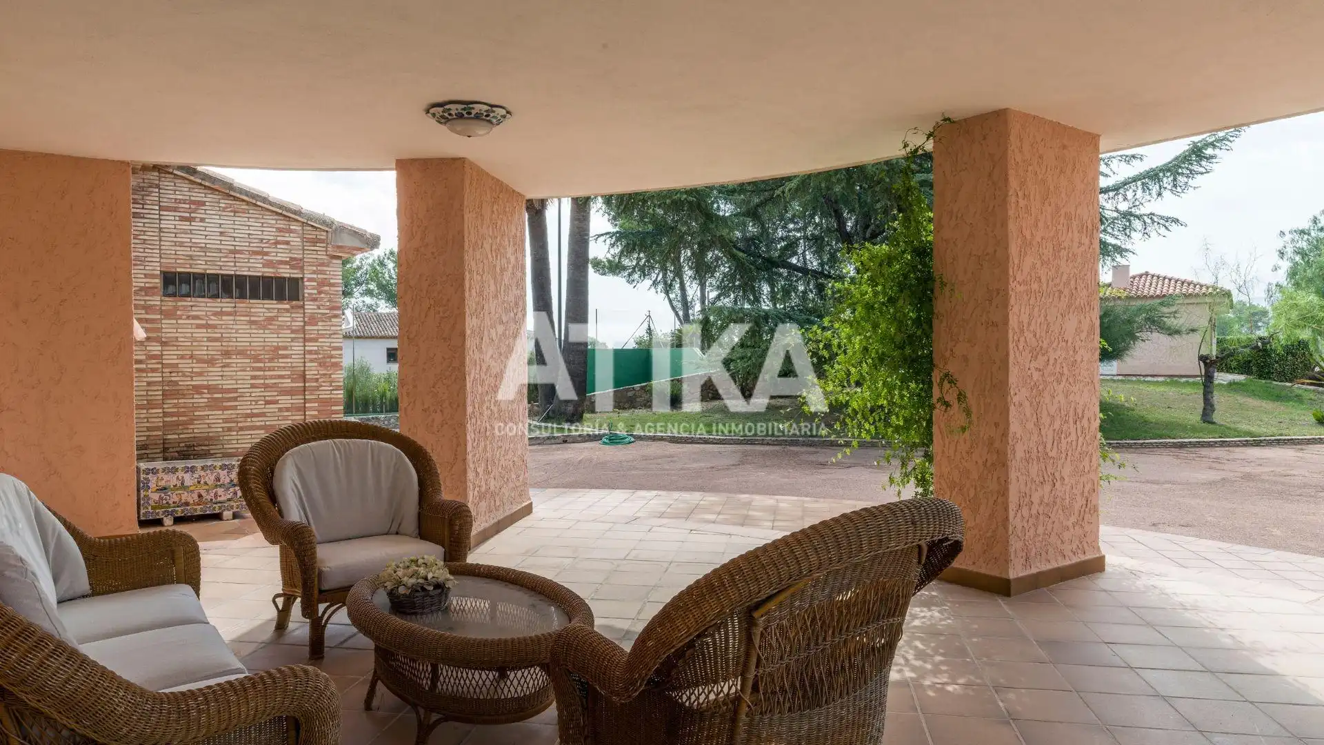 Jardín de Casa o chalet en venta en Ontinyent con Calefacción, Terraza y Piscina