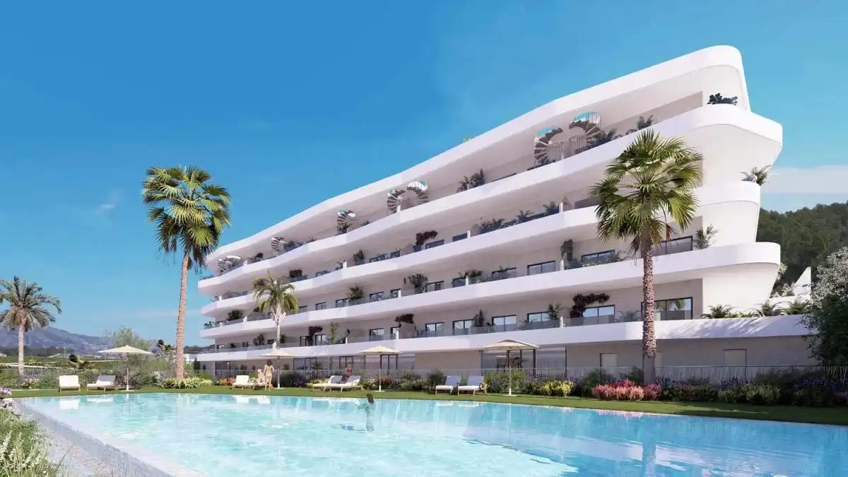 Vista exterior de Pis en venda en La Nucia amb Piscina comunitària