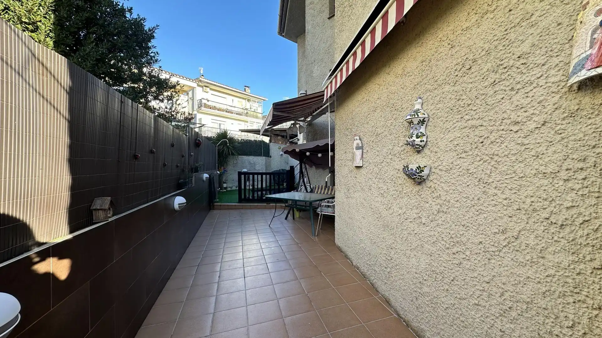 Terraza de Casa adosada en venta en Sant Celoni con Calefacción, Jardín privado y Terraza