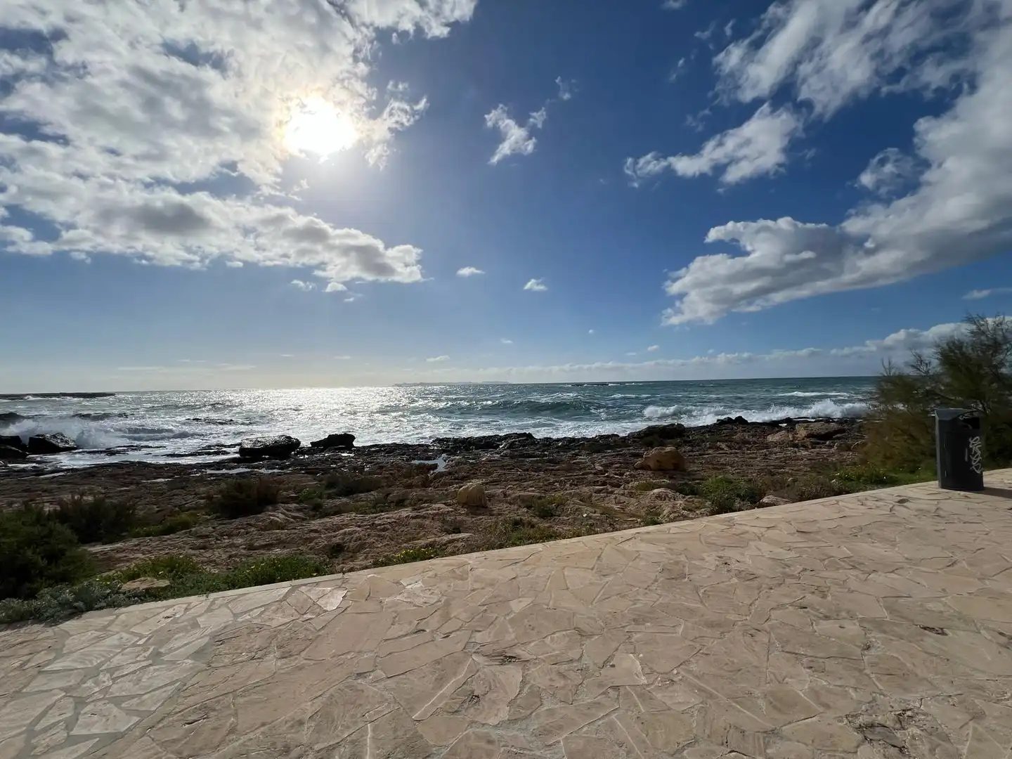Vista exterior de Planta baja en venta en Ses Salines con Aire acondicionado, Calefacción y Terraza
