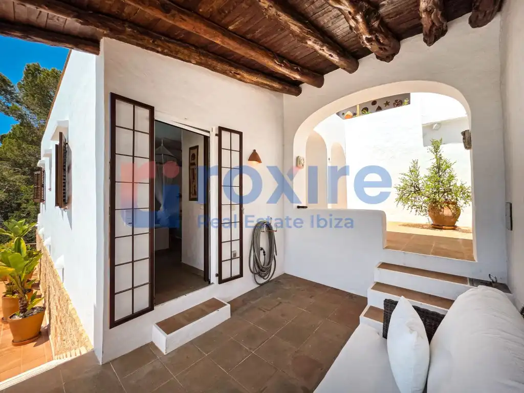Exterior view of Houses for rent in Sant Josep de sa Talaia  with Air Conditioner, Private garden and Terrace