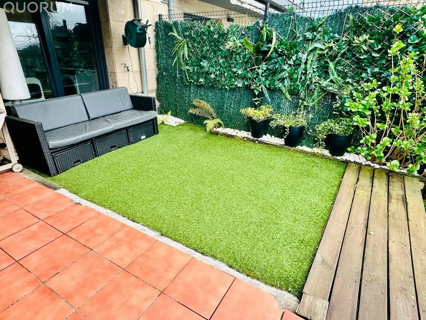 Terraza de Casa adosada en venta en Galdakao con Calefacción, Jardín privado y Terraza