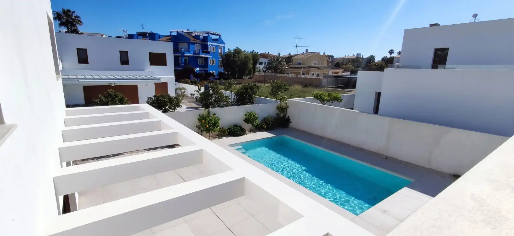 Piscina de Casa o chalet en venta en Calpe / Calp con Aire acondicionado, Jardín privado y Terraza