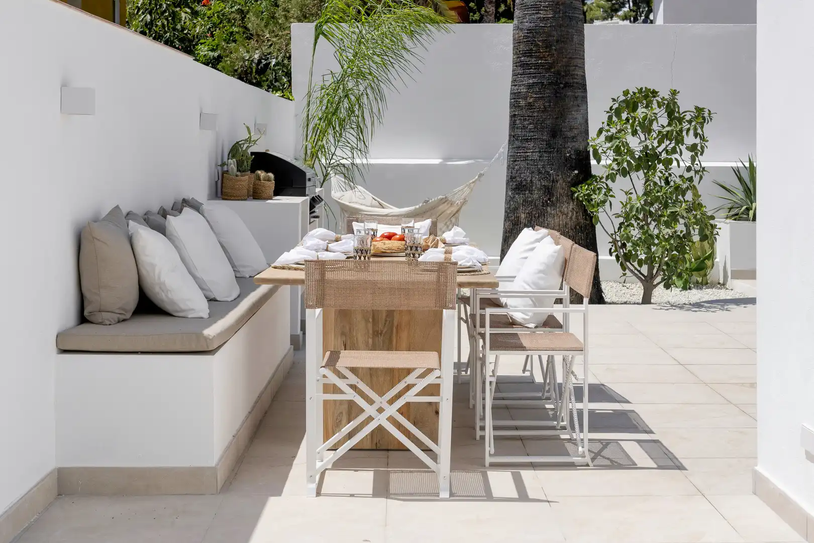 Terraza de Casa o chalet en venta en Marbella con Aire acondicionado, Jardín privado y Terraza