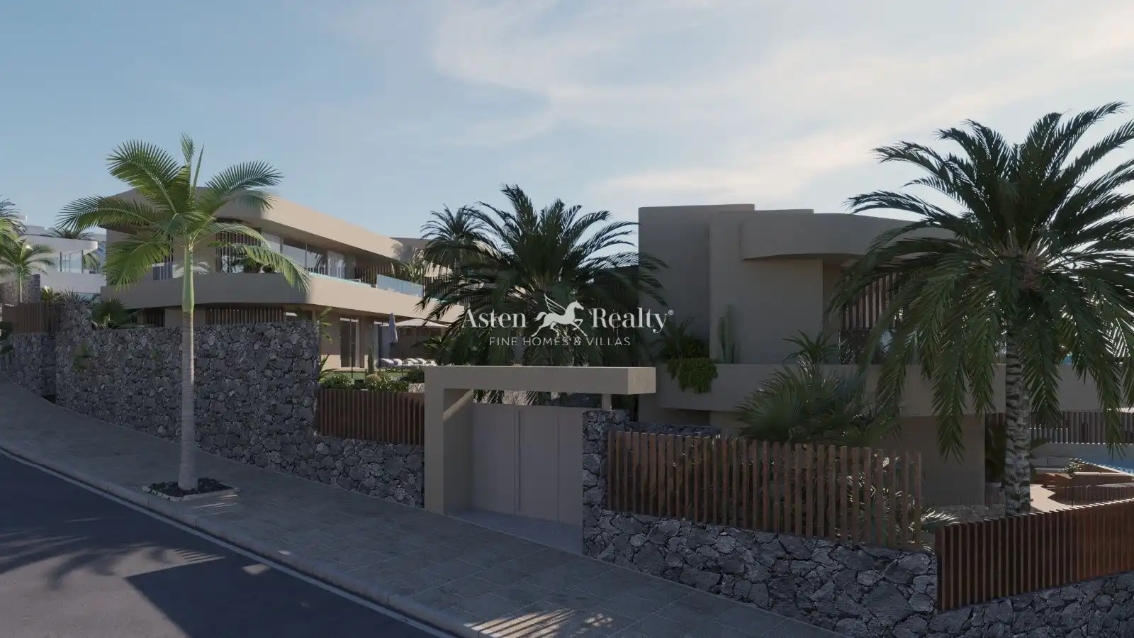 Vista exterior de Dúplex en venda en Adeje amb Aire condicionat, Calefacció i Jardí privat