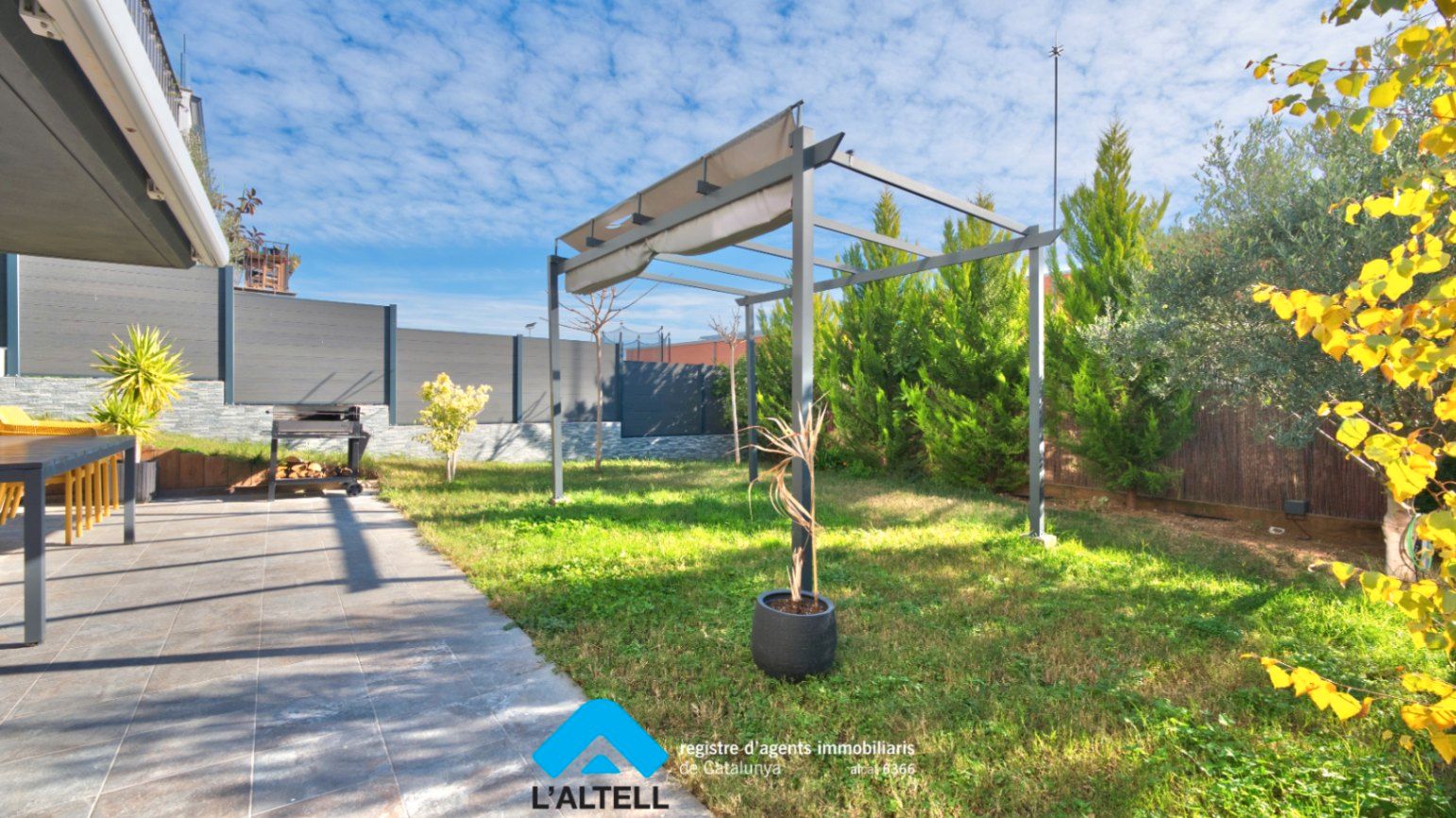Garden of Single-family semi-detached for sale in L'Ametlla del Vallès  with Air Conditioner, Heating and Private garden