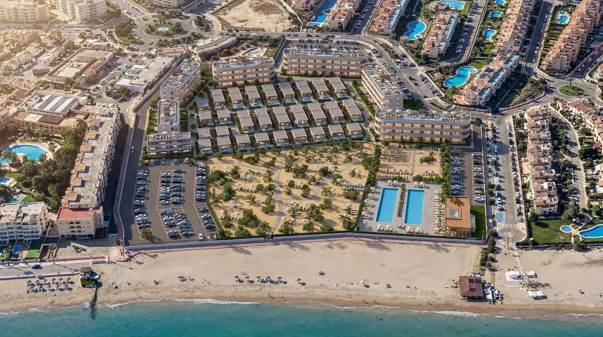 Vista exterior de Apartament en venda en Vera amb Terrassa, Sauna i Piscina comunitària
