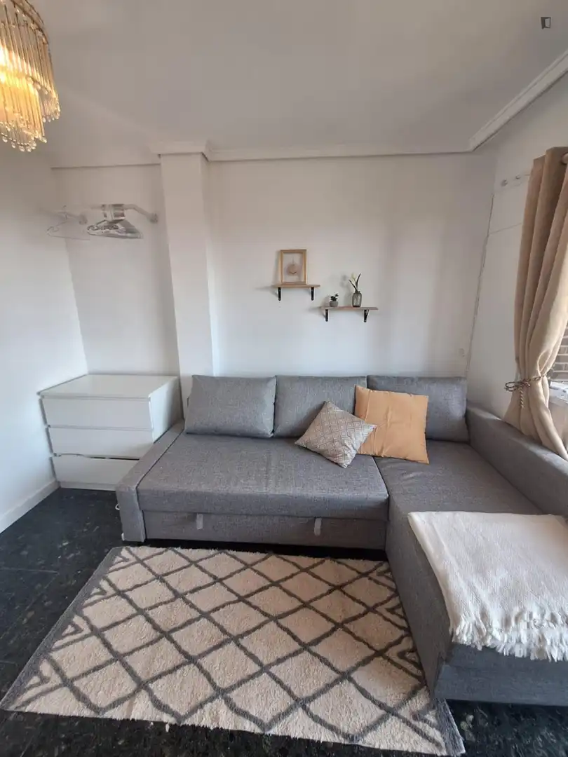 Sala de estar de Apartamento de alquiler en Moncada con Amueblado, Horno y Lavadora