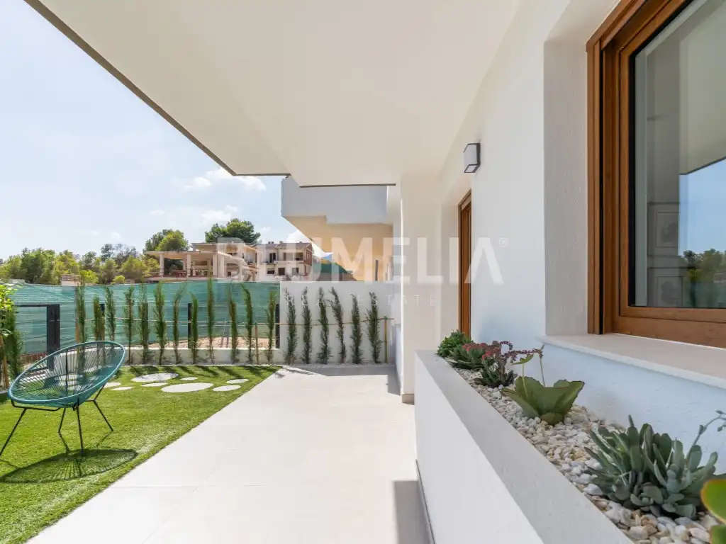 Terrassa de Casa o xalet en venda en La Nucia amb Aire condicionat, Calefacció i Jardí privat