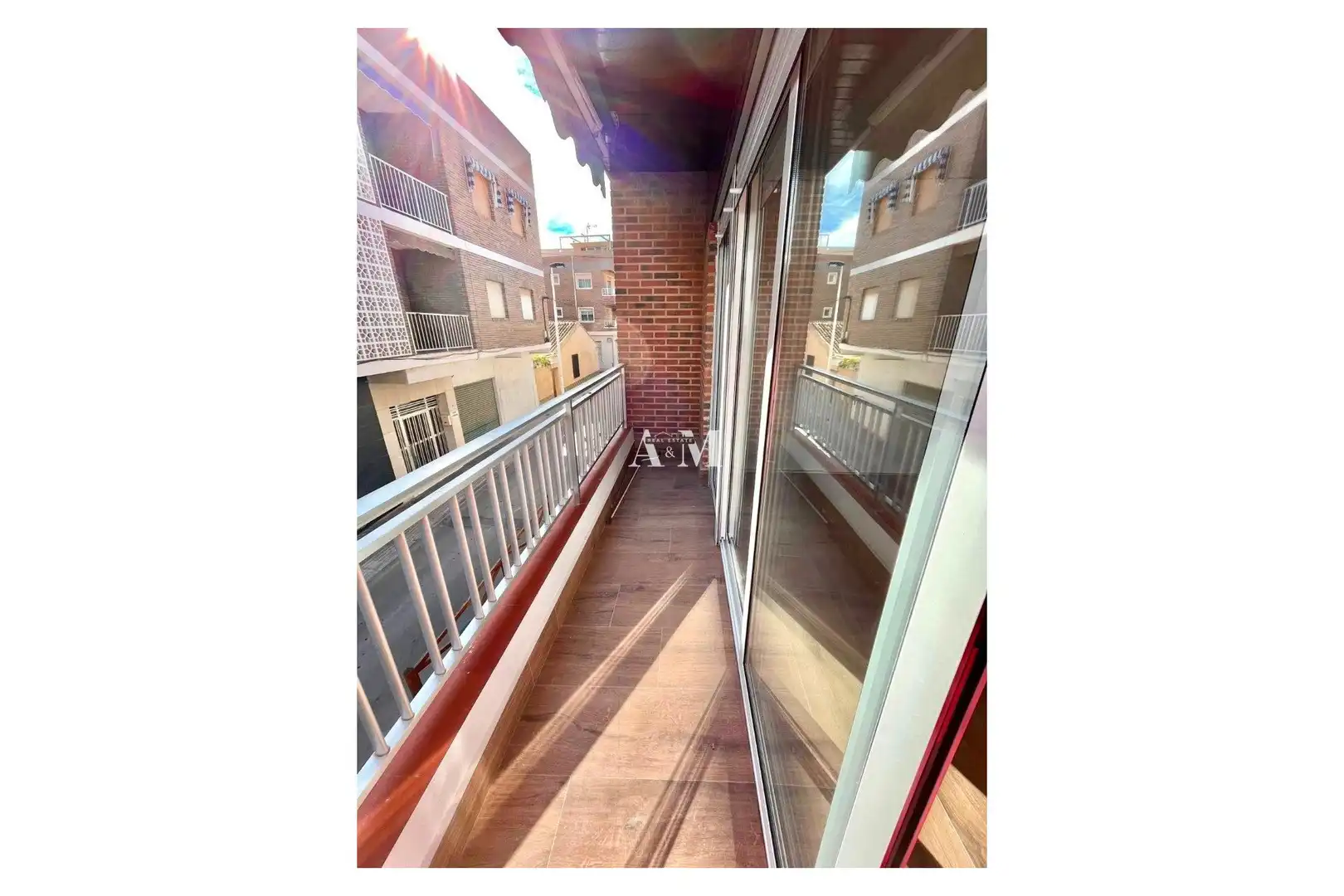 Balcony of Flat for rent in San Pedro del Pinatar  with Oven, Washing machine and Microwave