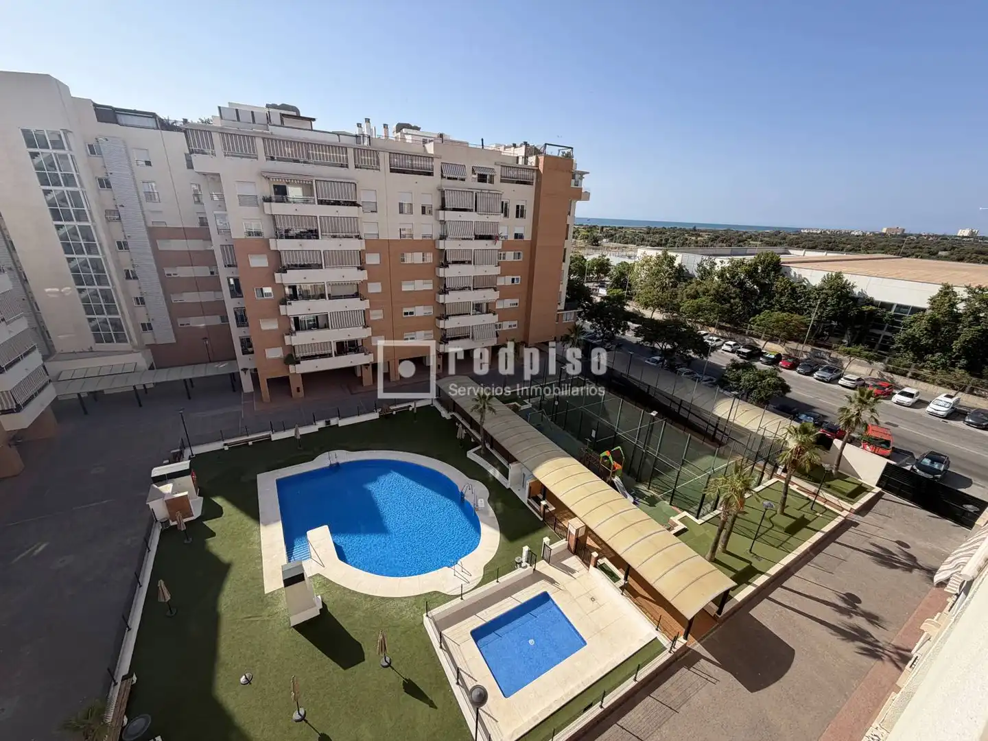 Wohnung zur Miete in Málaga mit Klimaanlage, Heizung und Privatgarten