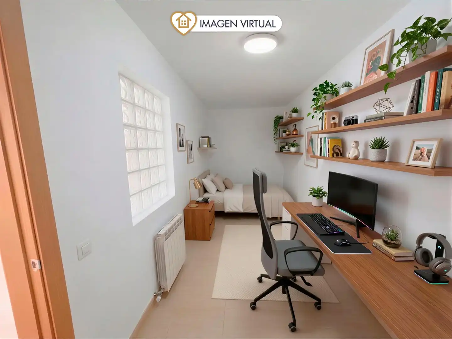 Habitación de Casa o chalet en venta en Vallirana con Aire acondicionado, Calefacción y Jardín privado