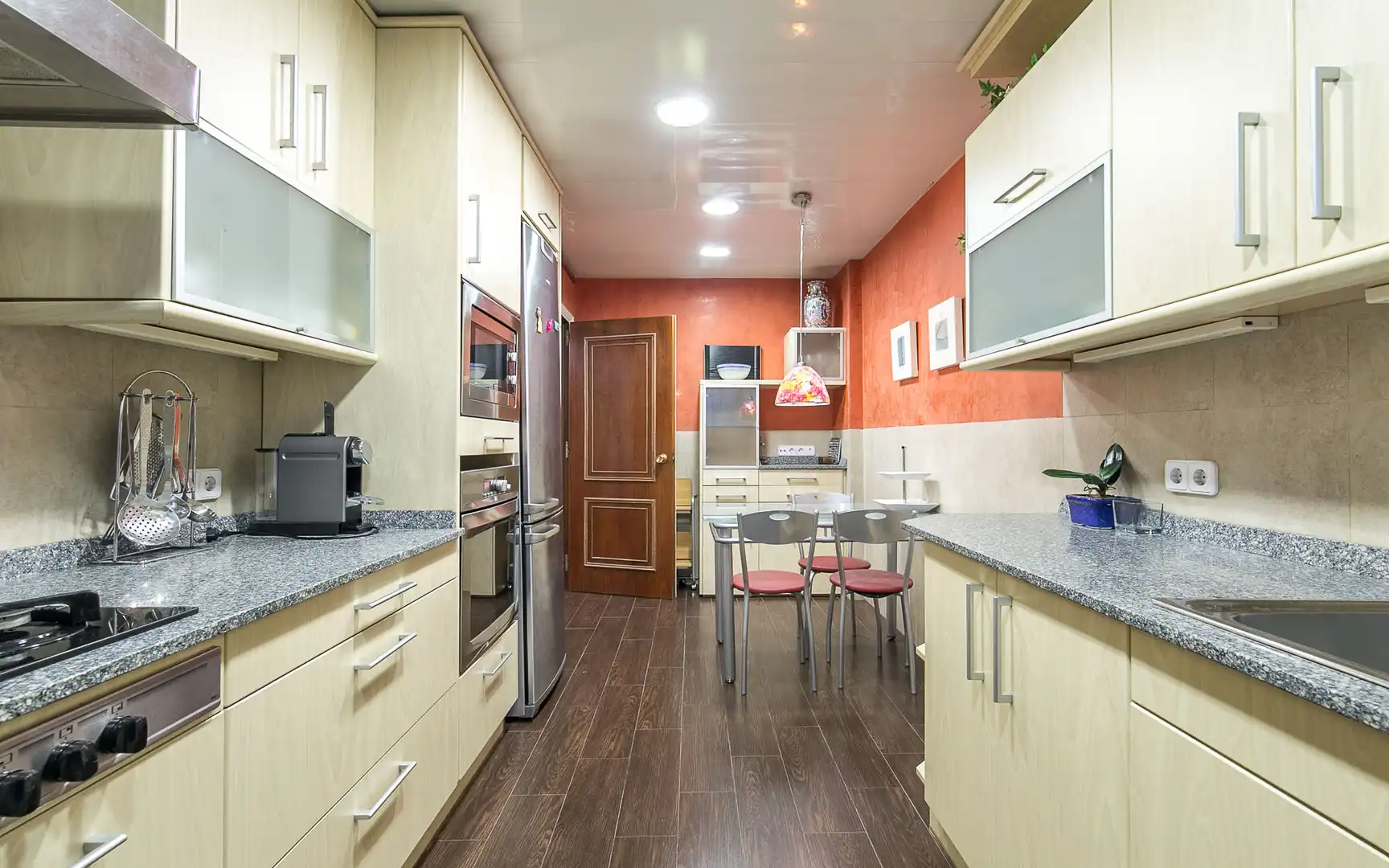 Kitchen of Flat for rent in Barcelona  with Air Conditioner, Heating and Terrace