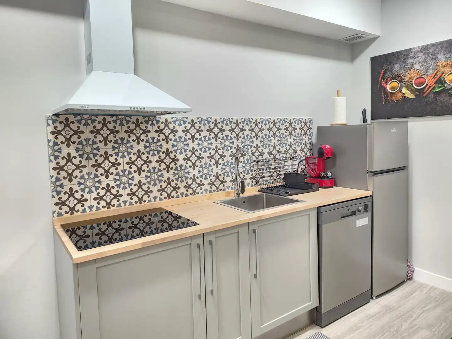 Cocina de Planta baja en venta en Valencia con Aire acondicionado, Terraza y Amueblado