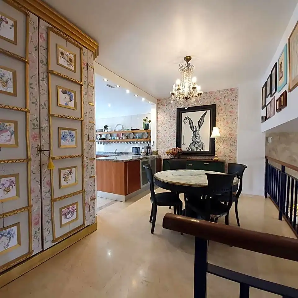 Comedor de Casa adosada de alquiler en Arona con Aire acondicionado, Jardín privado y Terraza