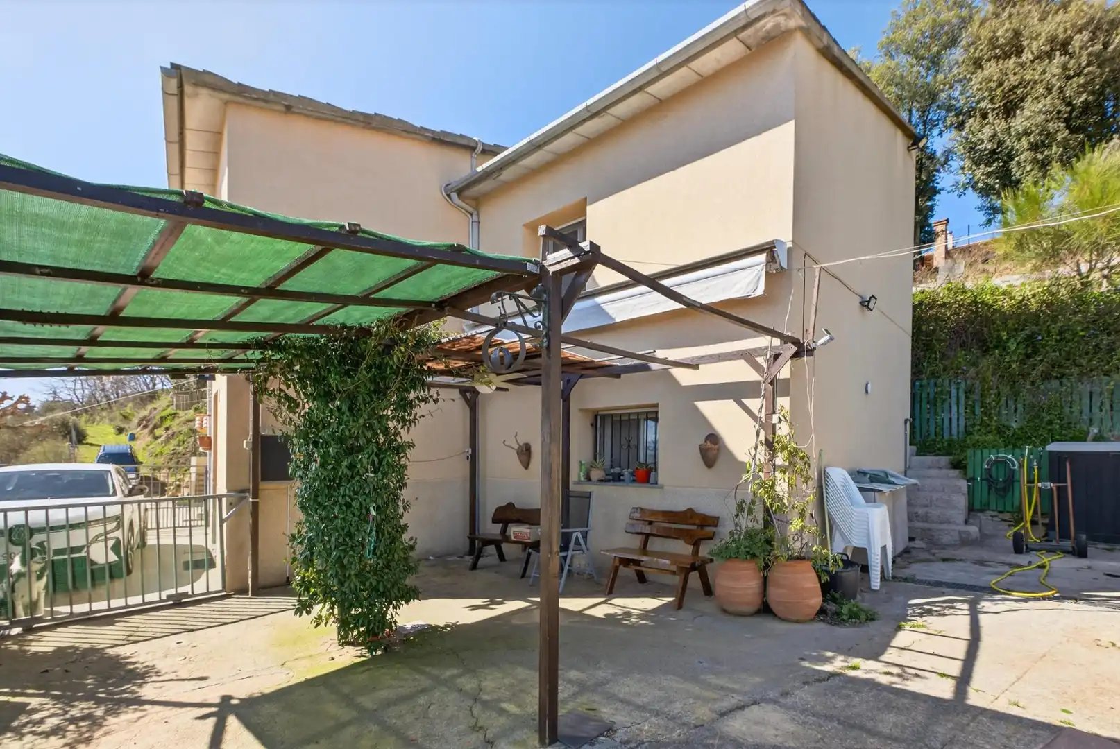 Vista exterior de Casa adosada en venta en Sant Hilari Sacalm con Aire acondicionado y Calefacción