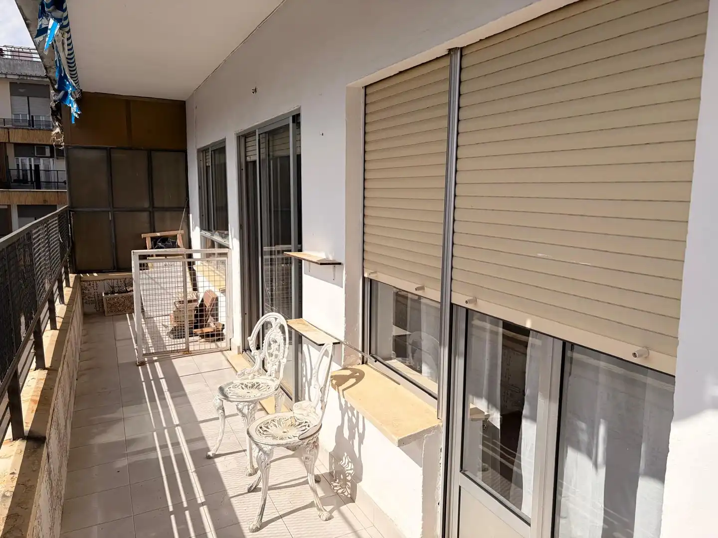 Balcony of Flat for rent in Cáceres  with Heating, Terrace and Furnished