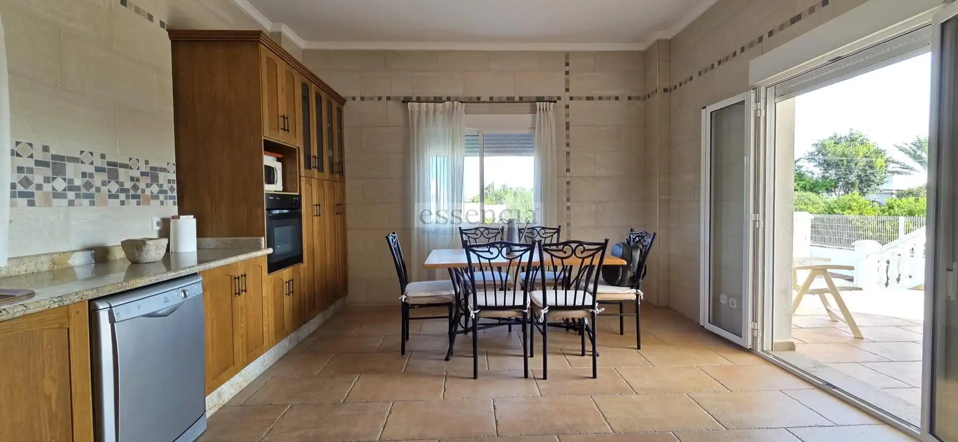 Dining room of Houses for sale in Oliva  with Heating, Private garden and Terrace