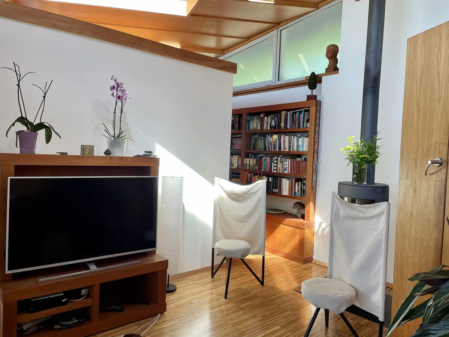 Sala de estar de Casa o chalet de alquiler en Nigrán con Calefacción, Jardín privado y Parquet