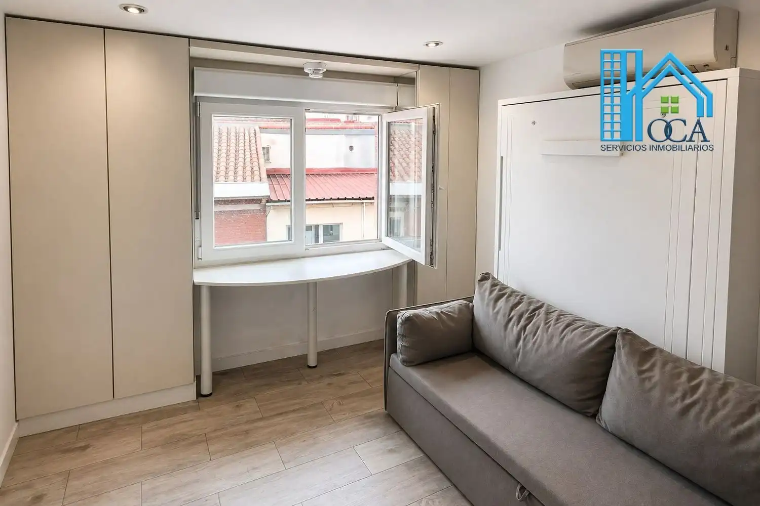 Schlafzimmer von Wohnung zum Verkauf in Madrid mit Klimaanlage und Möbliert
