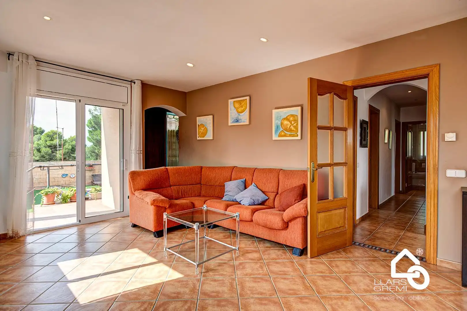Living room of Houses for sale in Piera  with Heating, Private garden and Terrace