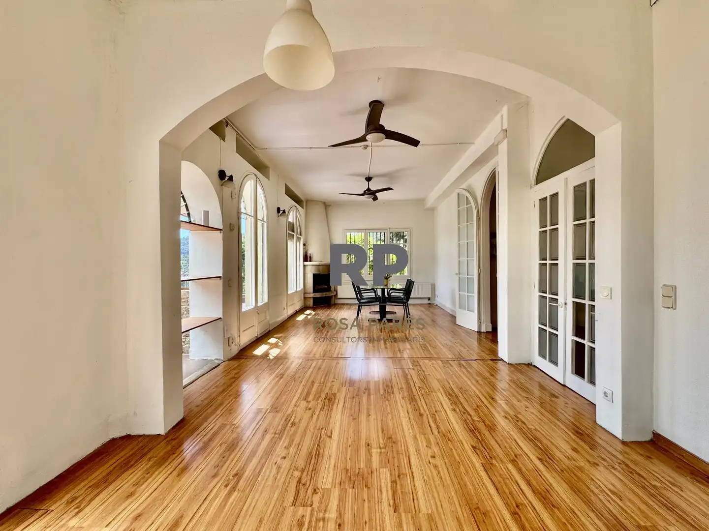 Living room of Houses for sale in Sant Martí de Centelles  with Heating, Private garden and Terrace