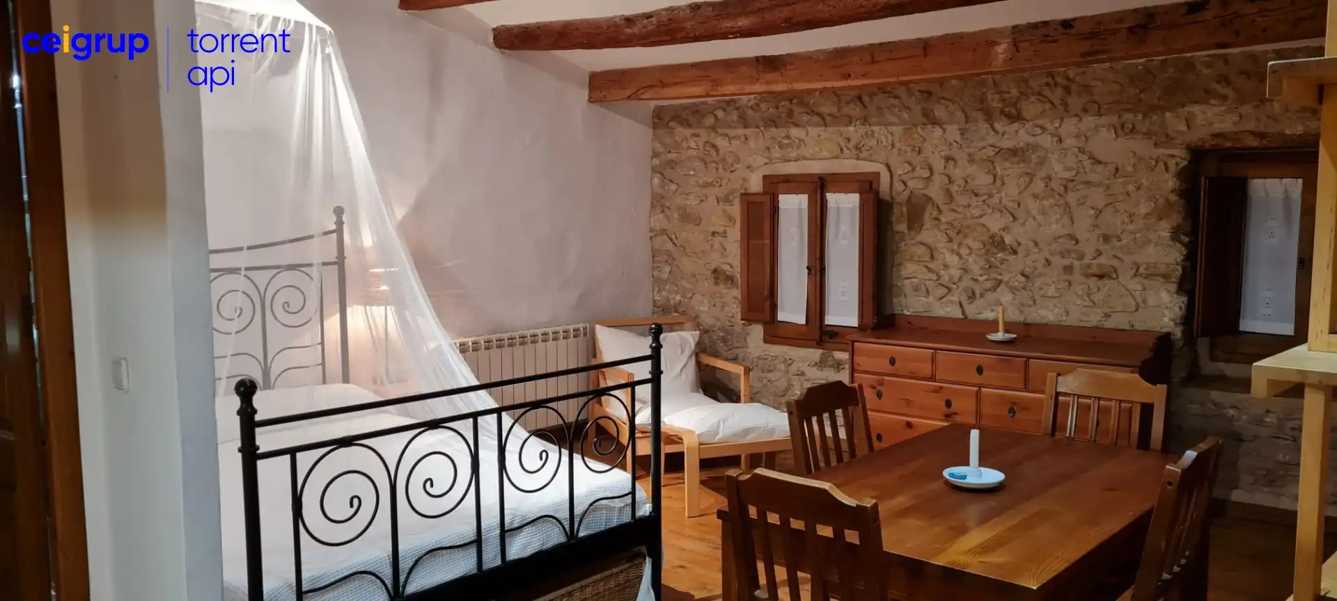 Schlafzimmer von Wohnung zur Miete in Pals mit Klimaanlage, Heizung und Terrasse