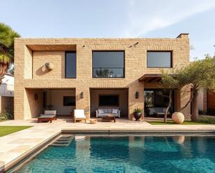 Vista exterior de Casa o xalet de lloguer en Puçol amb Terrassa, Piscina i Balcó