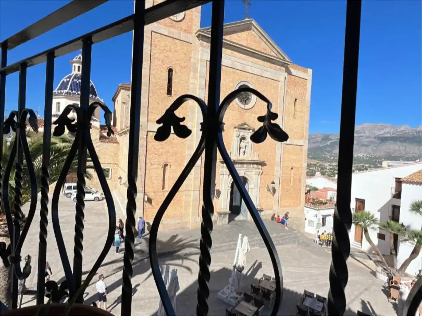 Vista exterior de Pis de lloguer en Altea amb Aire condicionat i Balcó