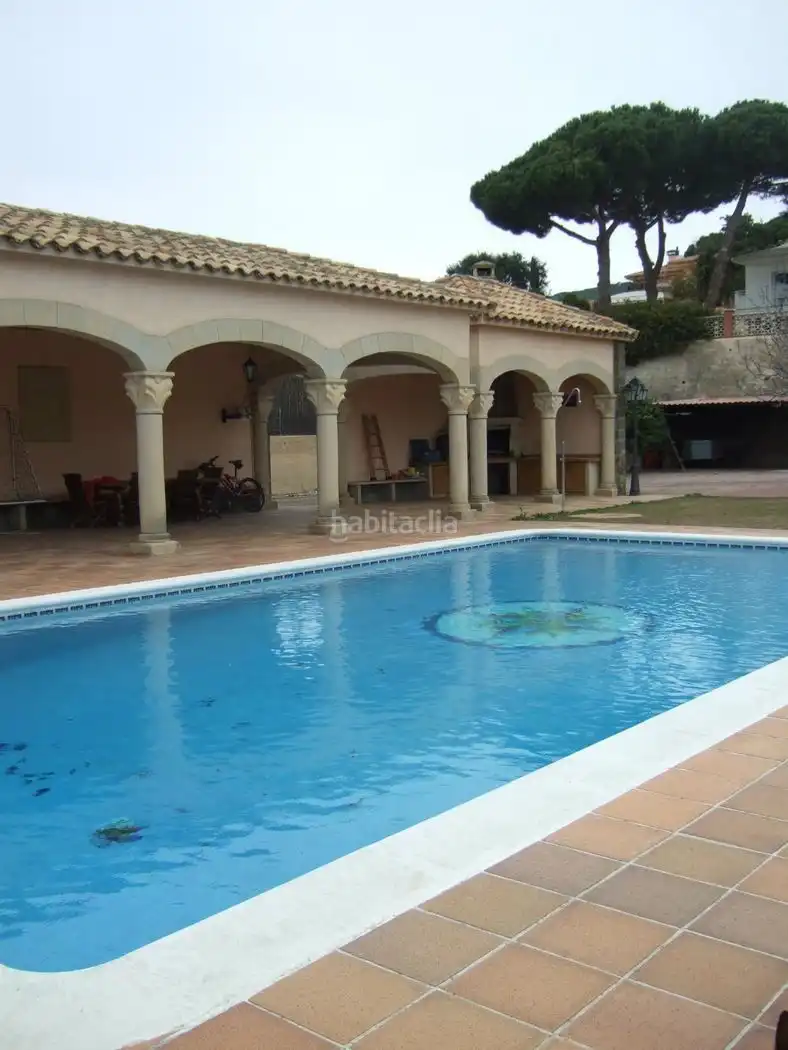 Piscina de Casa o xalet en venda en Mataró amb Aire condicionat, Calefacció i Jardí privat