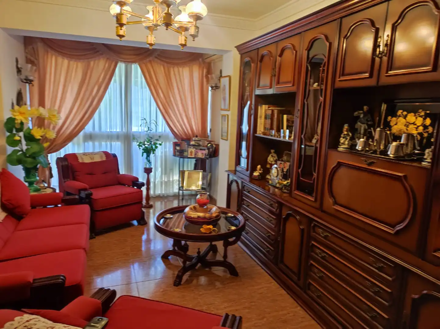 Wohnzimmer von Wohnung zur Miete in Málaga Capital mit Klimaanlage, Möbliert und Ofen