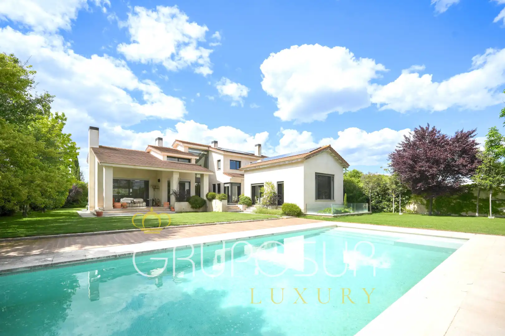 Garden of Houses for sale in Simancas  with Air Conditioner, Heating and Private garden