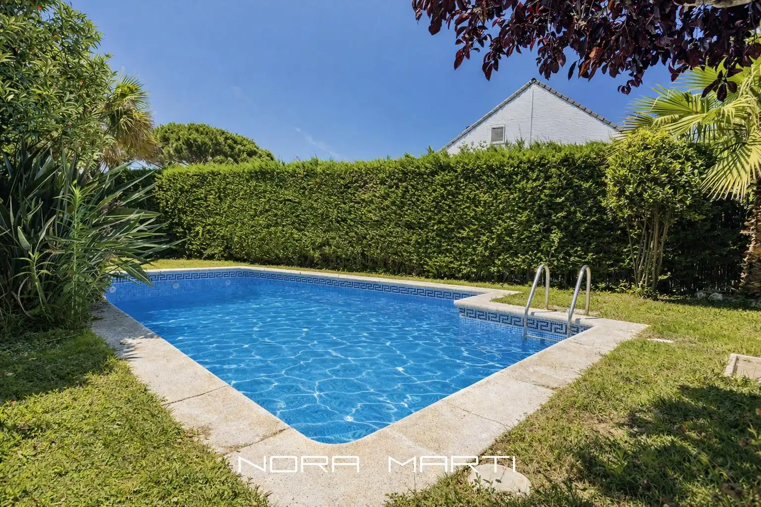 Swimming pool of Detached homes for sale in Sant Andreu de Llavaneres  with Private garden, Terrace and Swimming Pool
