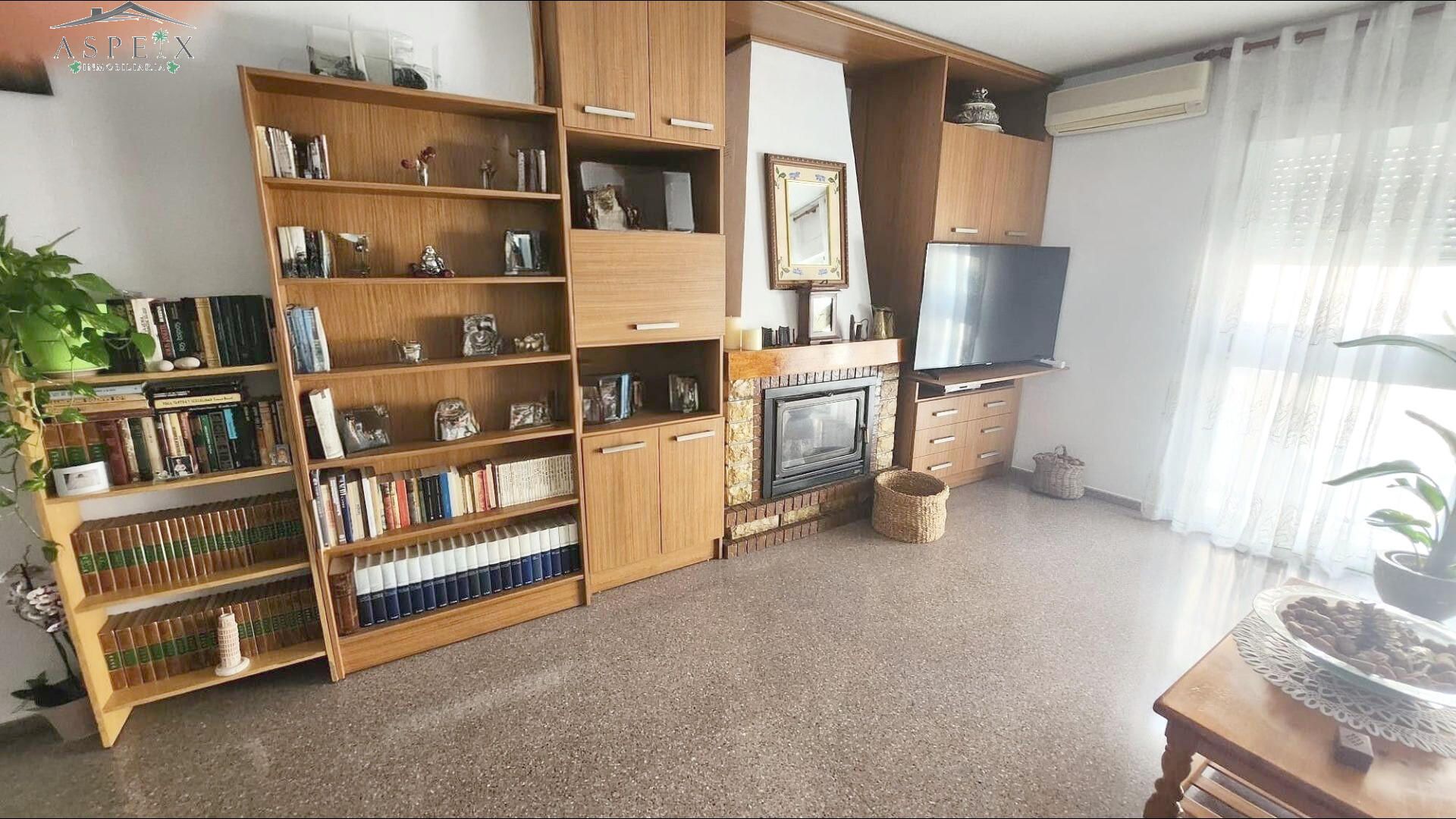 Sala d'estar de Dúplex en venda en Aspe amb Aire condicionat i Balcó