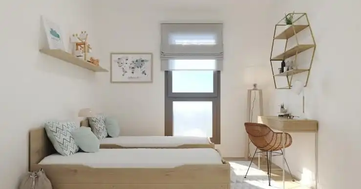 Habitación de Apartamento en venta en Málaga con Aire acondicionado, Calefacción y Jardín privado
