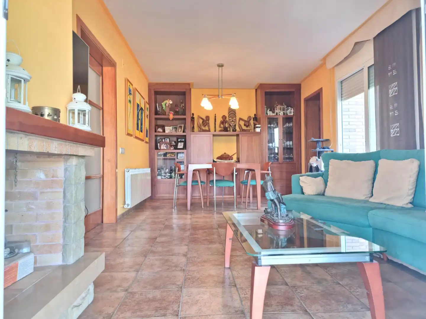 Sala d'estar de Casa o xalet en venda en Vilanova del Vallès amb Calefacció, Jardí privat i Terrassa