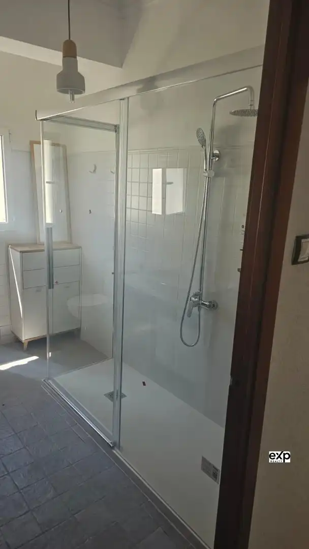 Baño de Apartamento de alquiler en Xàtiva con Aire acondicionado y Amueblado
