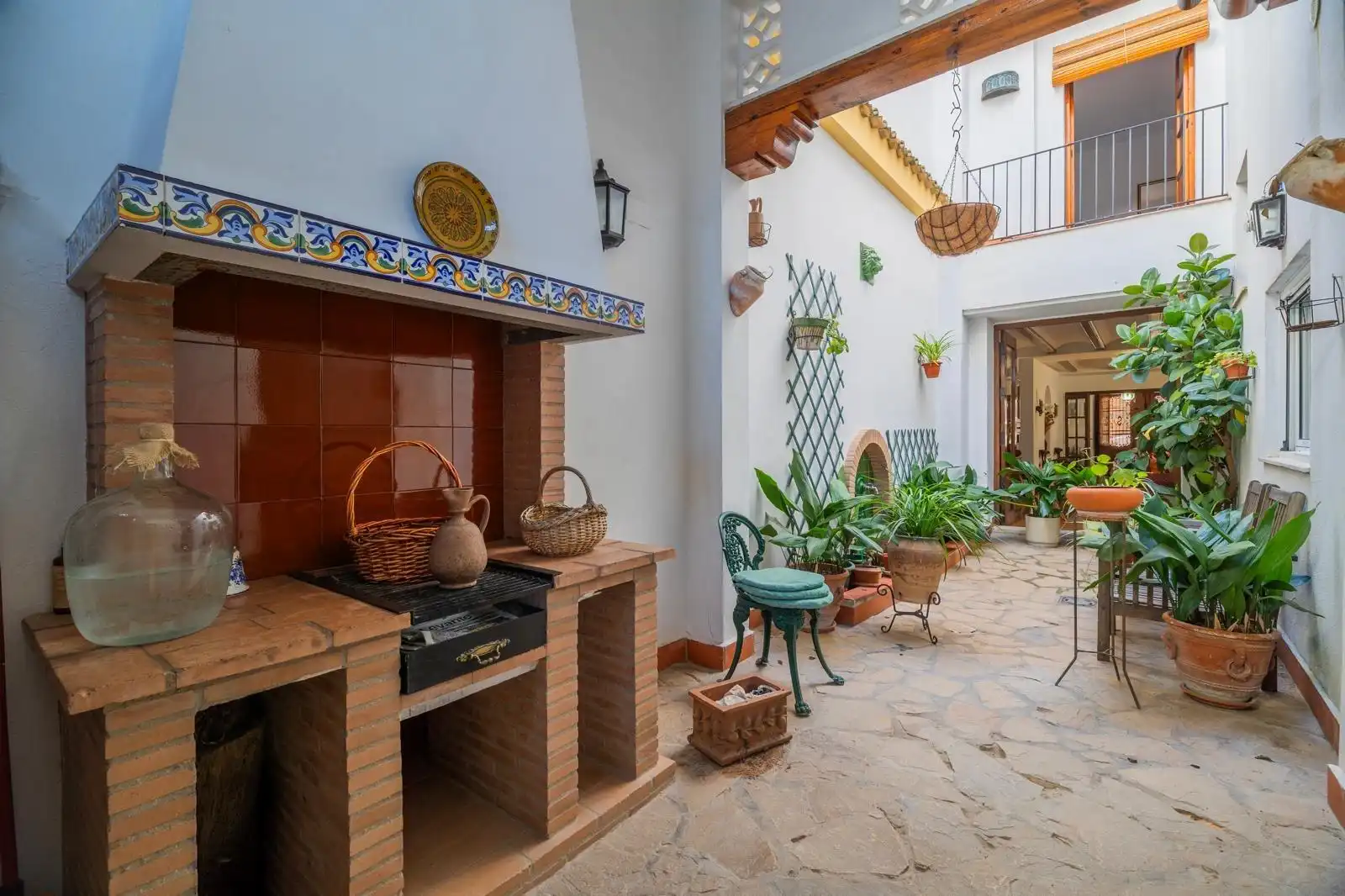 Jardín de Finca rústica en venta en Mogente / Moixent con Jardín privado, Terraza y Piscina
