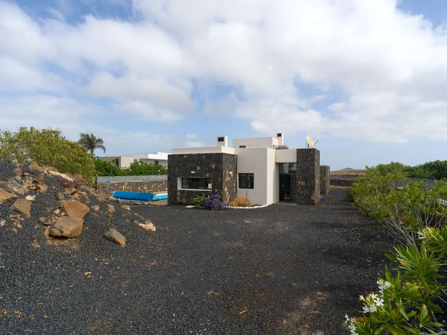 Vista exterior de Casa o chalet en venta en La Oliva con Jardín privado, Terraza y Trastero