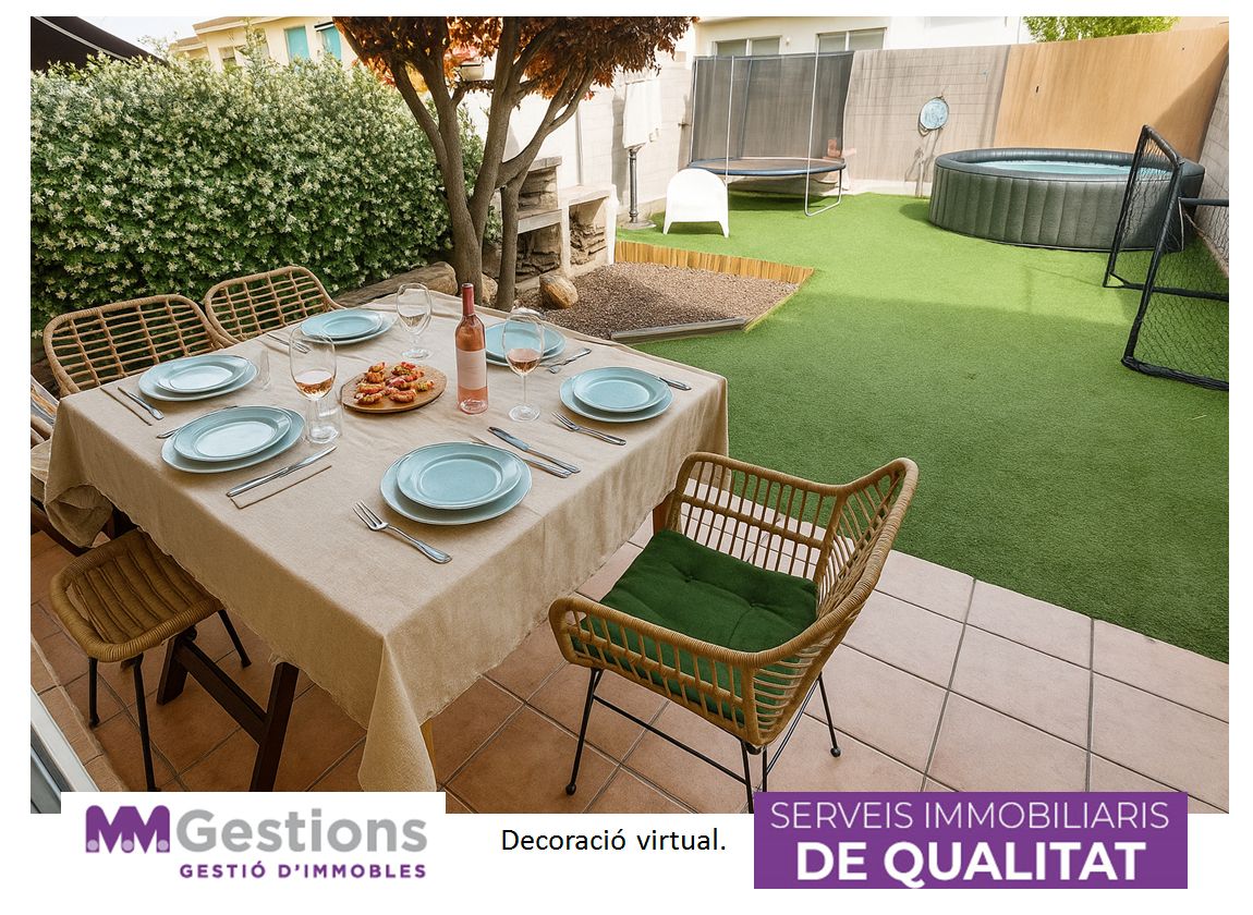 Terrassa de Casa adosada en venda en Olèrdola amb Calefacció, Jardí privat i Forn