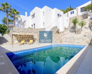 Exterior view of House or chalet for sale in Almuñécar  with Air Conditioner, Terrace and Swimming Pool