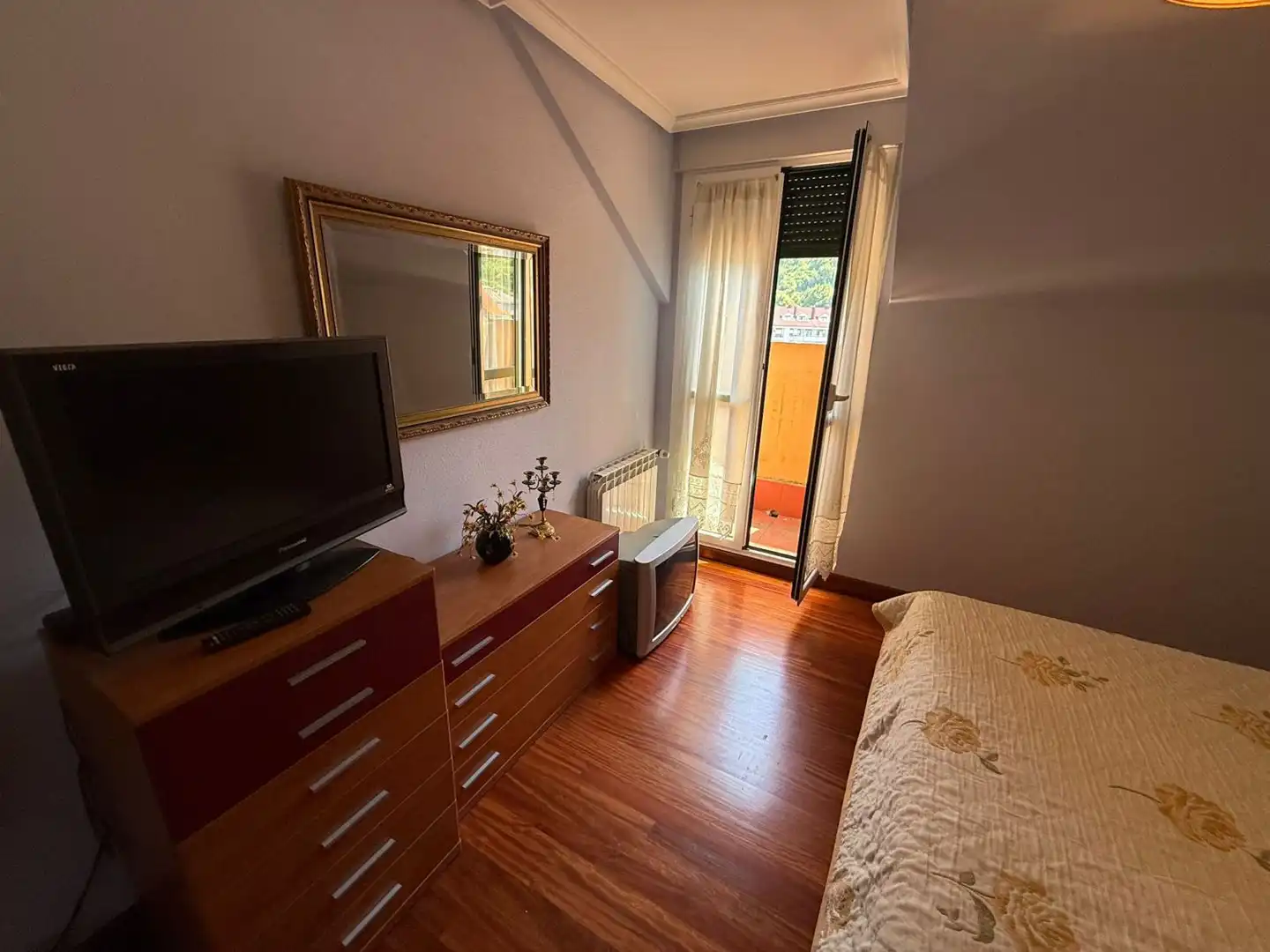 Bedroom of Flat for sale in Santoña  with Heating, Parquet flooring and Terrace