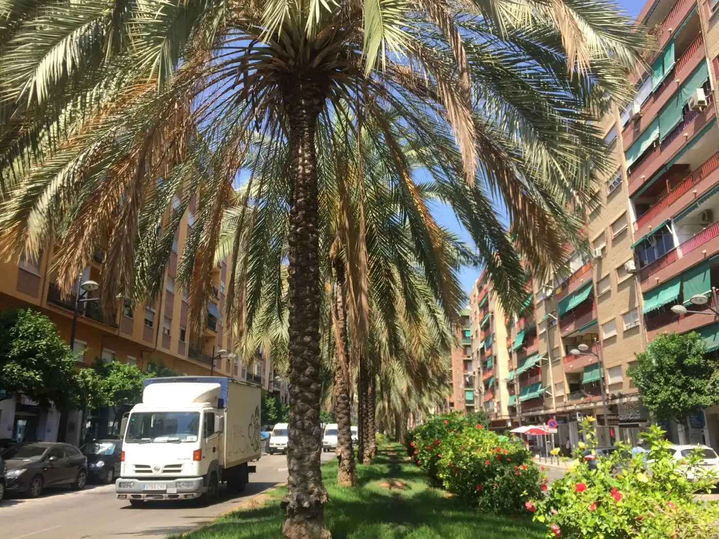 Außenansicht von Wohnung zur Miete in Valencia mit Terrasse, Möbliert und Balkon