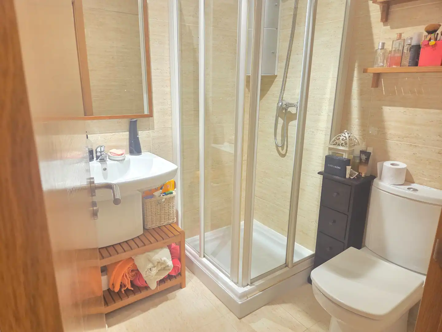 Bathroom of Flat for sale in Barreiros  with Terrace, Storage room and Furnished