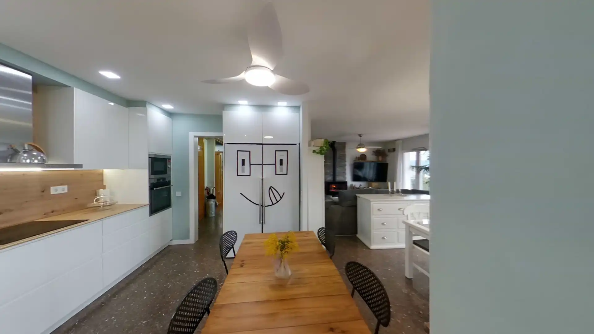 Cuina de Casa o xalet en venda en Castellar del Vallès amb Aire condicionat, Calefacció i Jardí privat