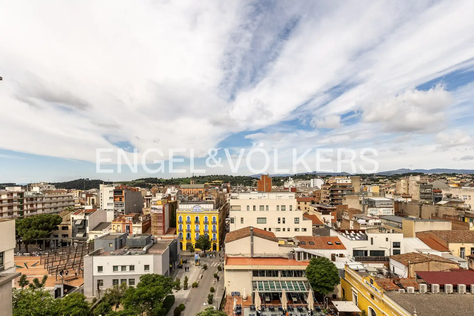 Vista exterior de Piso en venta en Granollers con Calefacción, Parquet y Terraza
