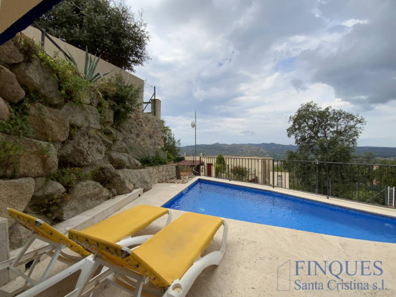 Piscina de Casa o xalet en venda en Santa Cristina d'Aro amb Calefacció, Jardí privat i Terrassa
