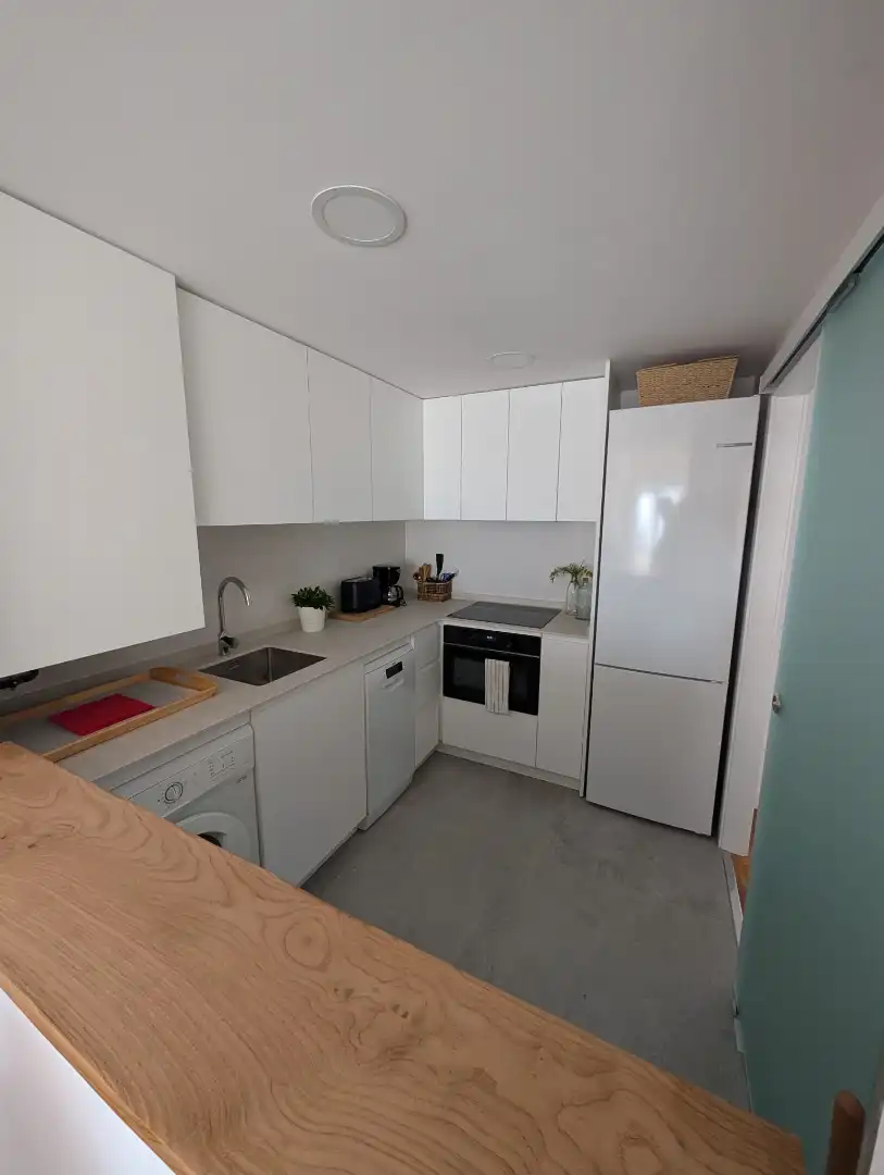Cocina de Apartamento de alquiler en La Pereda